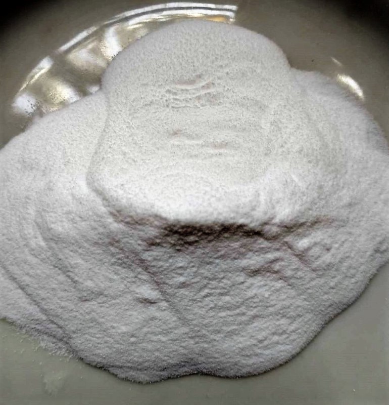 Wujud serbuk MicroSilica.