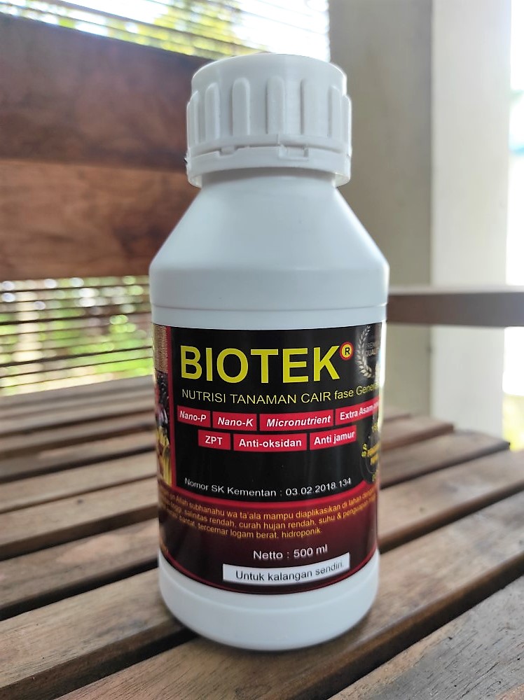 BIOTEK NUTRISI TANAMAN CAIR untuk fase generatif/ pembuahan.